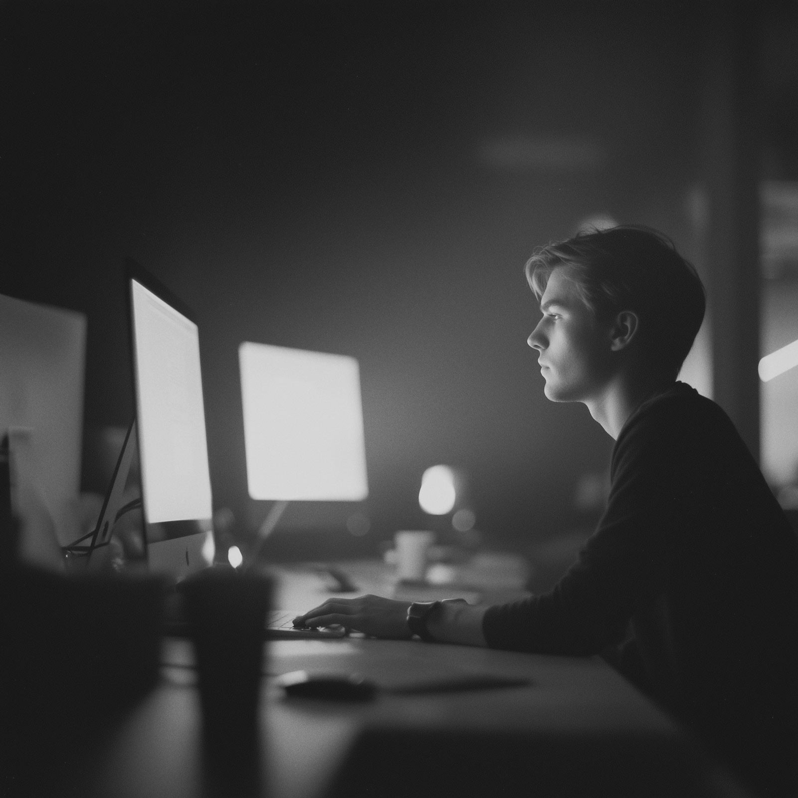 Professional Photograph of a working team